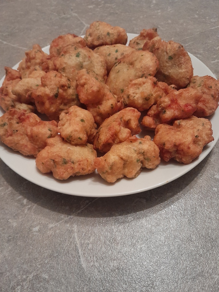 Accras Crevettes ( 10 pièces )