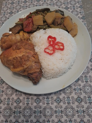 Colombo Poulet / Riz ( 1 pers )