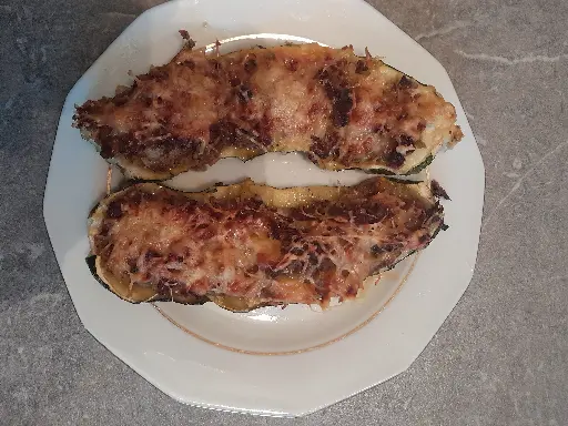 Gratin courgettes aux boeufs ( 1 pers )(  commande minimum  )4